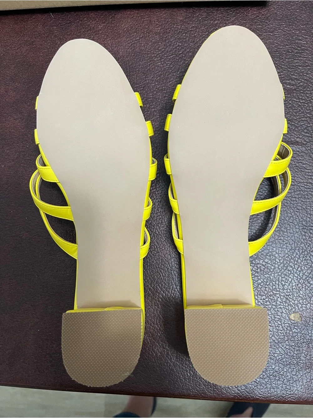 YDN yellow sandals 7.5